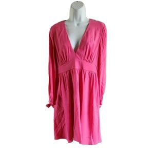 Juicy Couture pink poly dress S